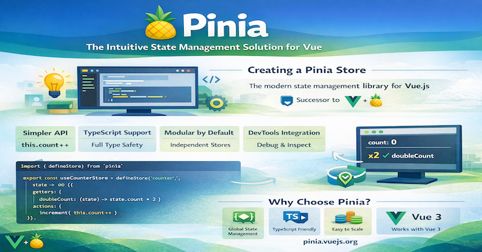 Pinia: The Intuitive State Management Solution for Vue.js
